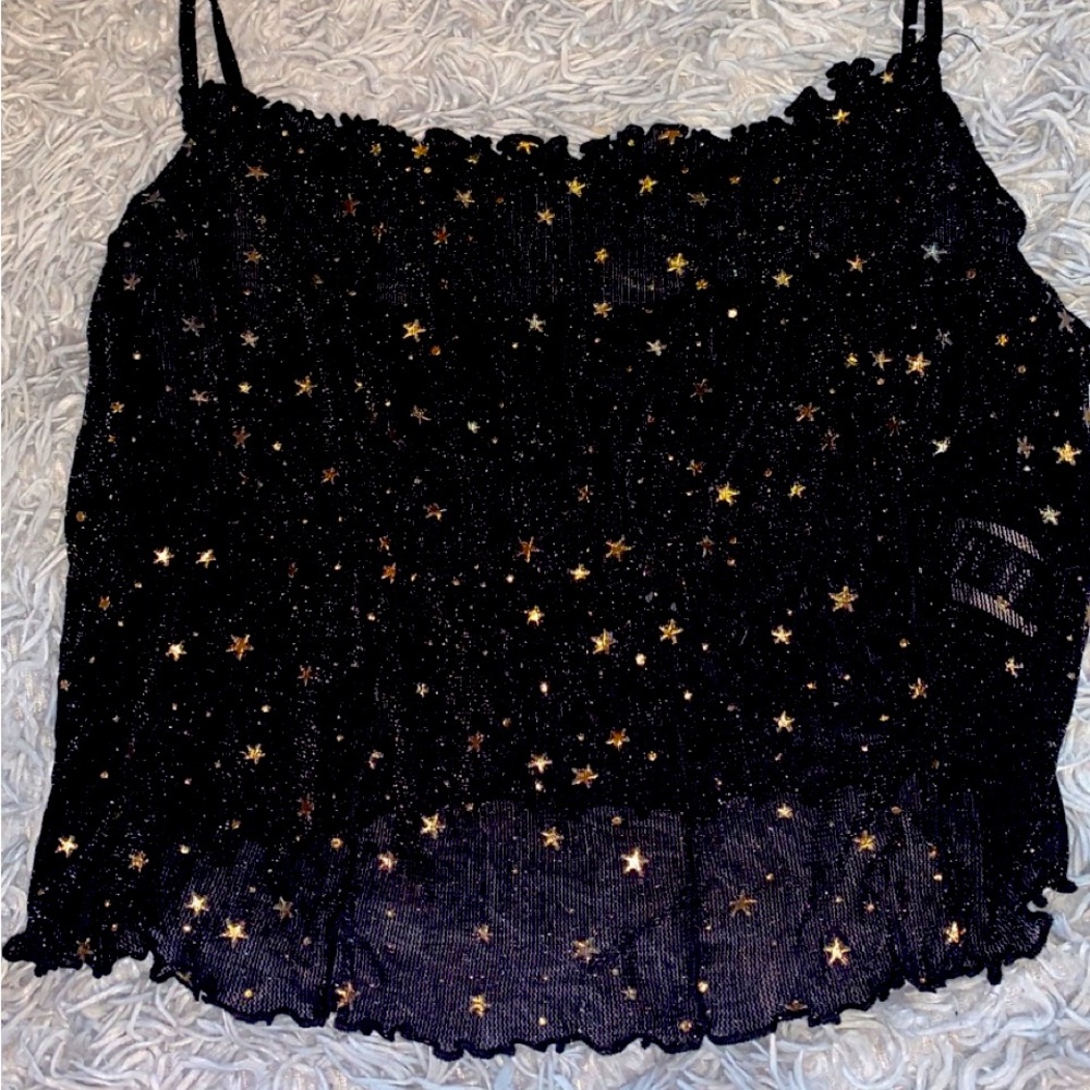 Star Mesh crop top